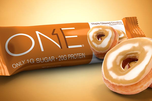 glazed doughnut one bar