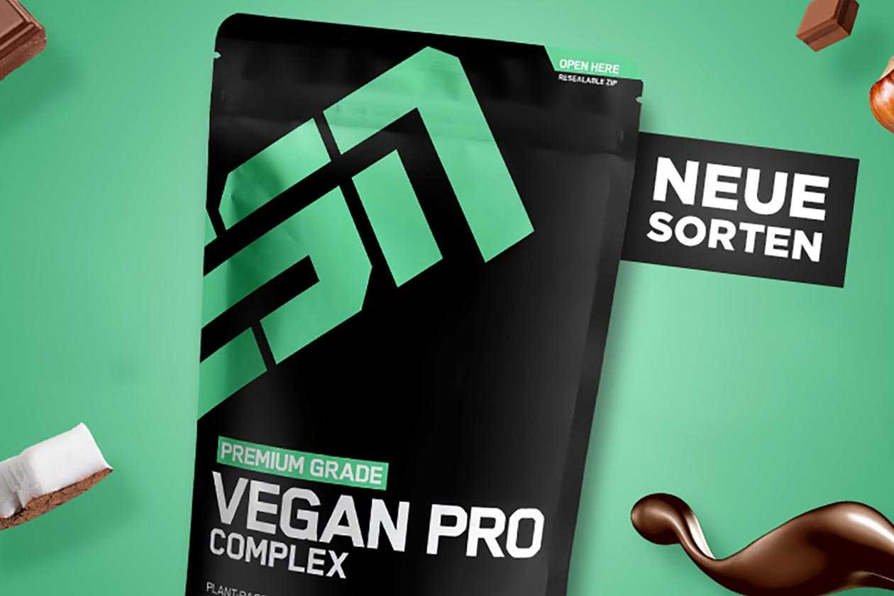 Esn S Vegan Pro Now In Chocolate Coconut And Hazelnut Nougat Flavors