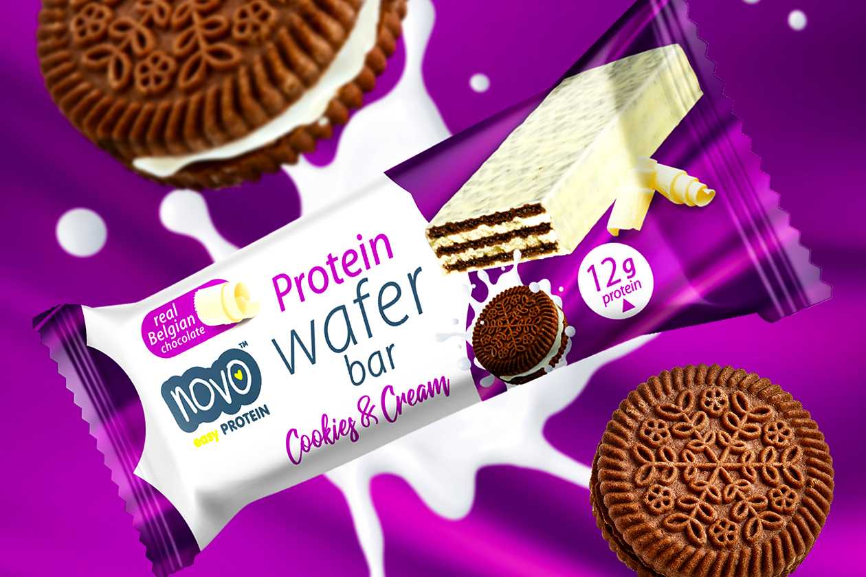 Novo Nutrition Releasing Its Protein Wafer Bar In Cookies And Cream