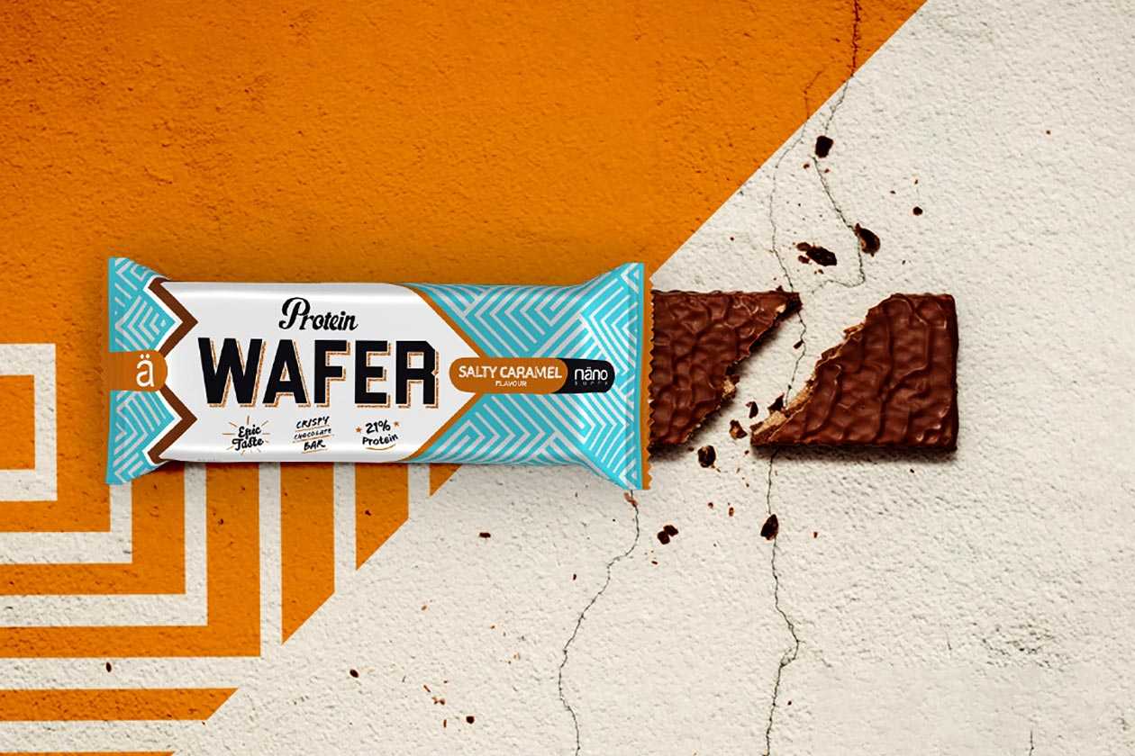 Nano Supps Protein Wafer Gets A Second Flavor In Salted Caramel