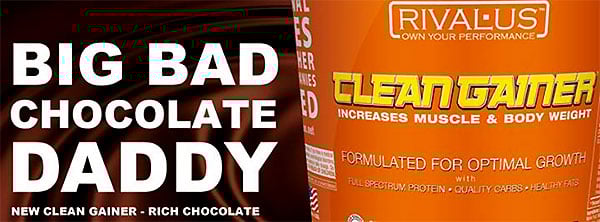 Rival Us Clean Gainer new flavor rich chocolate Rival Us Clean Gainer new flavor rich chocolate