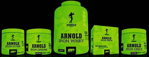 Muscle Pharm Arnold Schwarzenegger supplements pictured Muscle Pharm Arnold Schwarzenegger supplements pictured