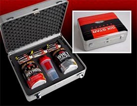 Six Star give away a limited edition brief case full of supplements Six Star give away a limited edition brief case full of supplements