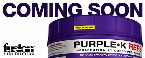 Fusion bodybuilding's new fruit punch Purple K Reps Fusion bodybuilding's new fruit punch Purple K Reps