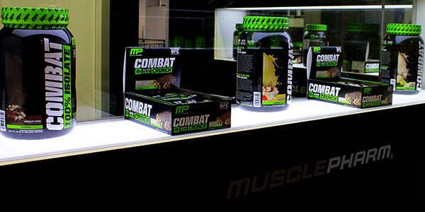 Muscle Pharm showing off their latest at the 2014 Olympia Expo Muscle Pharm showing off their latest at the 2014 Olympia Expo