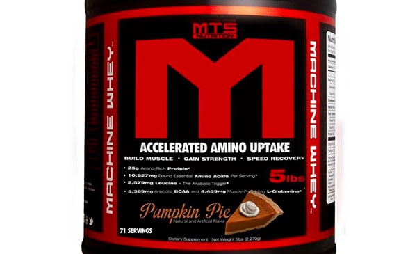 pumpkin pie machine whey