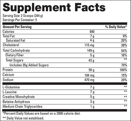 performix pro gainer