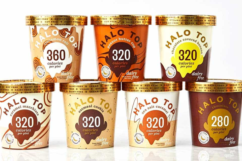 Dairy-free Halo Top Protein Ice Cream Made With Coconut Milk