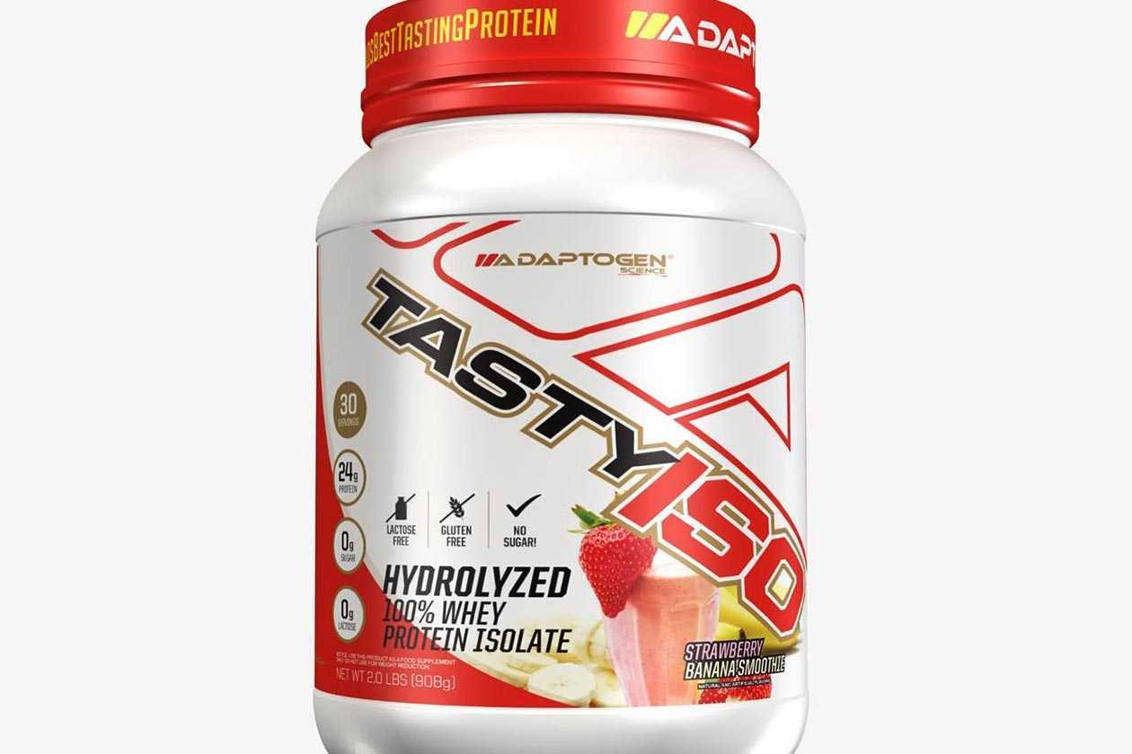 Adaptogen Launches Tasty Iso In Strawberry Banana Smoothie Stack3d 