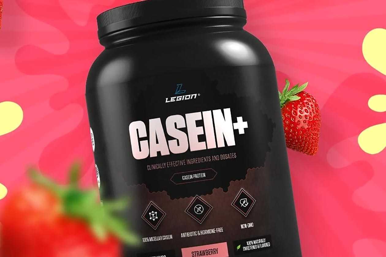 Legion Athletics Micellar Casein Protein Powder Now Comes In Strawberry 8476
