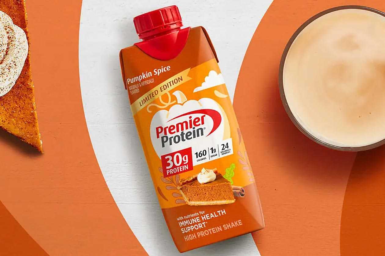 Pumpkin Spice is back for Premier Protein's ready-to-drink protein shake