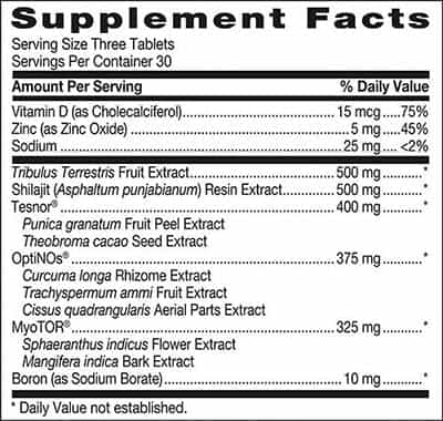 Beyond Raw formulates DTF to support testosterone, libido and strength