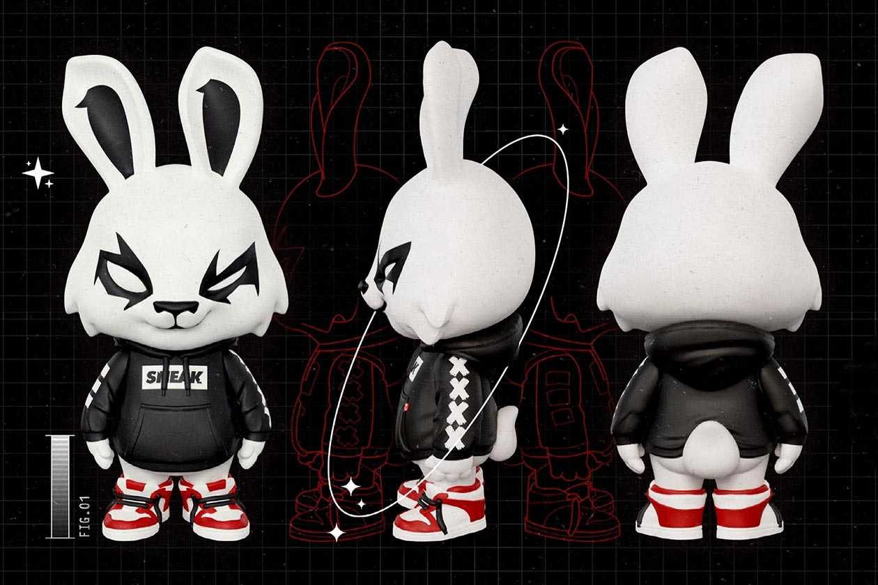 Sneak releasing its first-ever vinyl toy inspired by its signature bunny