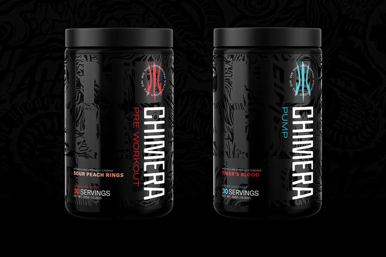 Chimera Nutrition's PreWorkout and Pump now available from its website