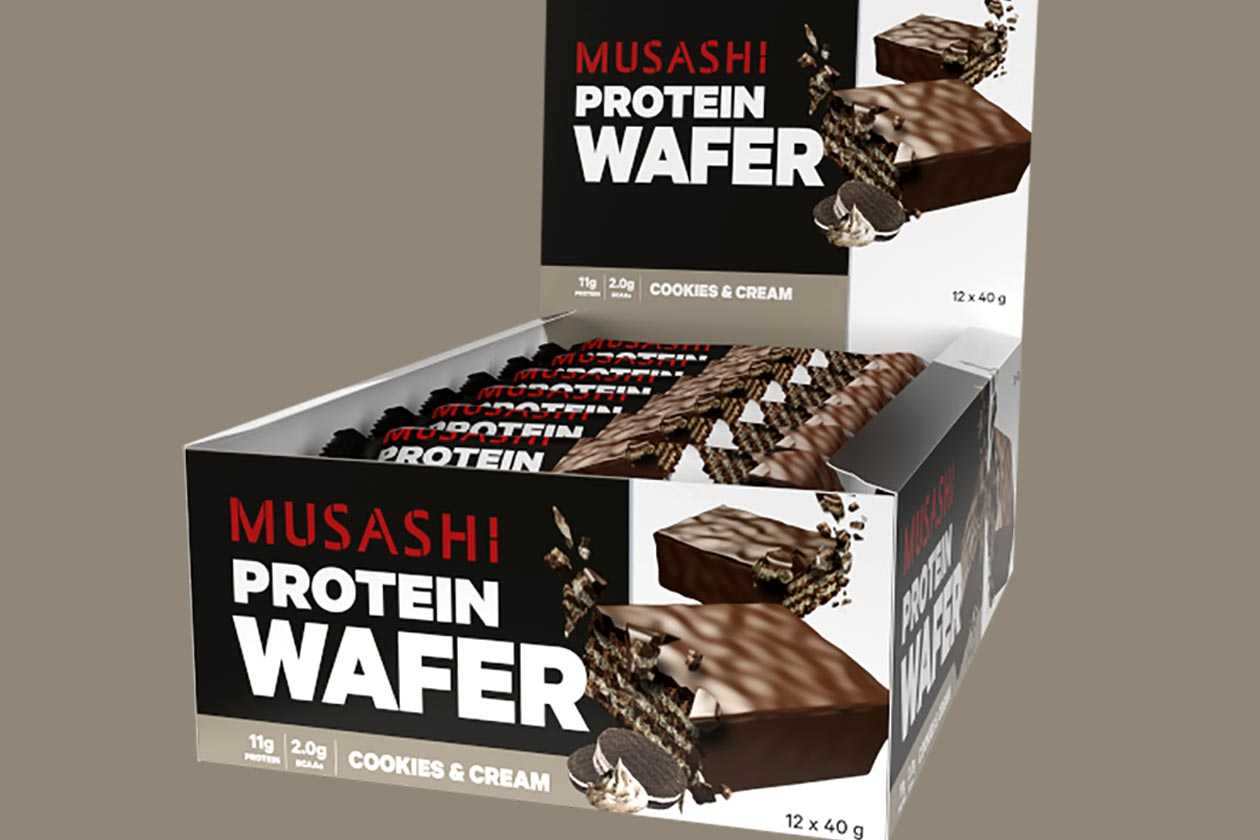 Musashis Protein Wafer Now Comes In A Traditional Cookies And Cream 0467