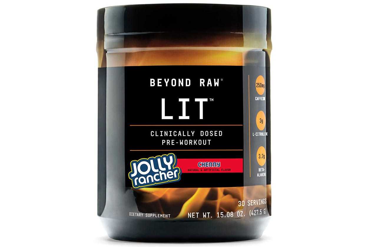 Beyond Raw's Lit energy drink gets two authentic Jolly Rancher flavors