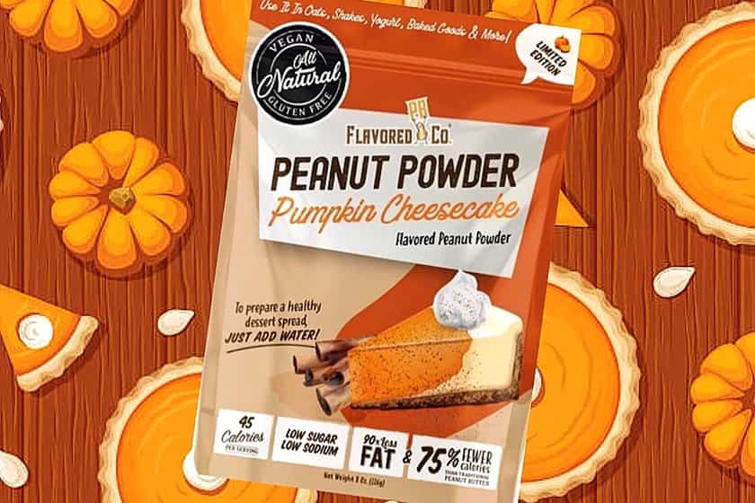 pumpkin cheesecake peanut powder