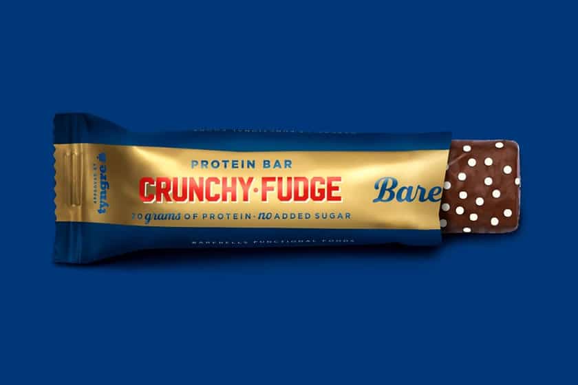 crunchy fudge barebells protein bar