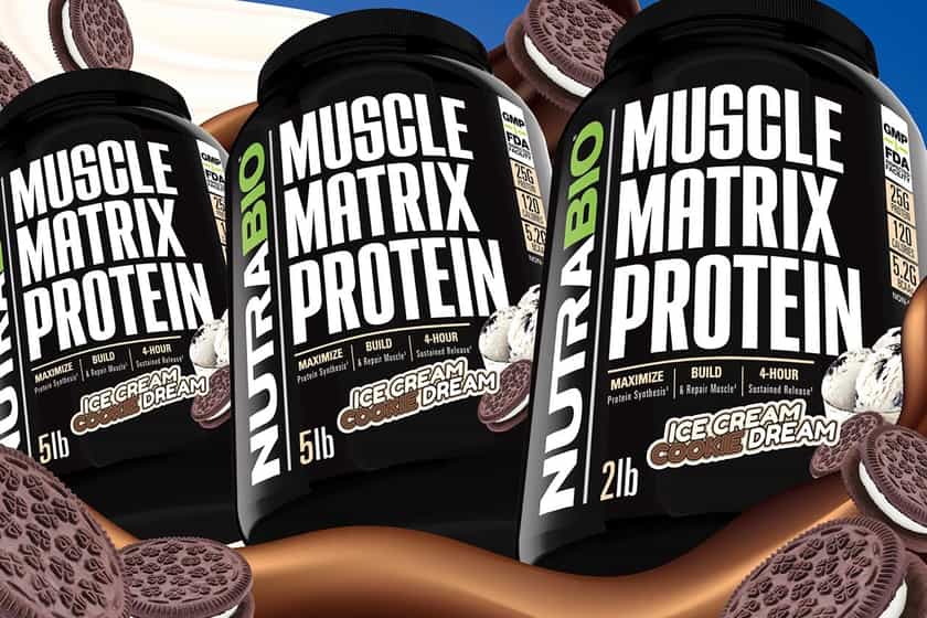 nutrabio ice cream cookie dream muscle matrix