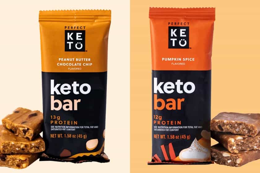 perfect keto peanut butter pumpkin spice keto bars