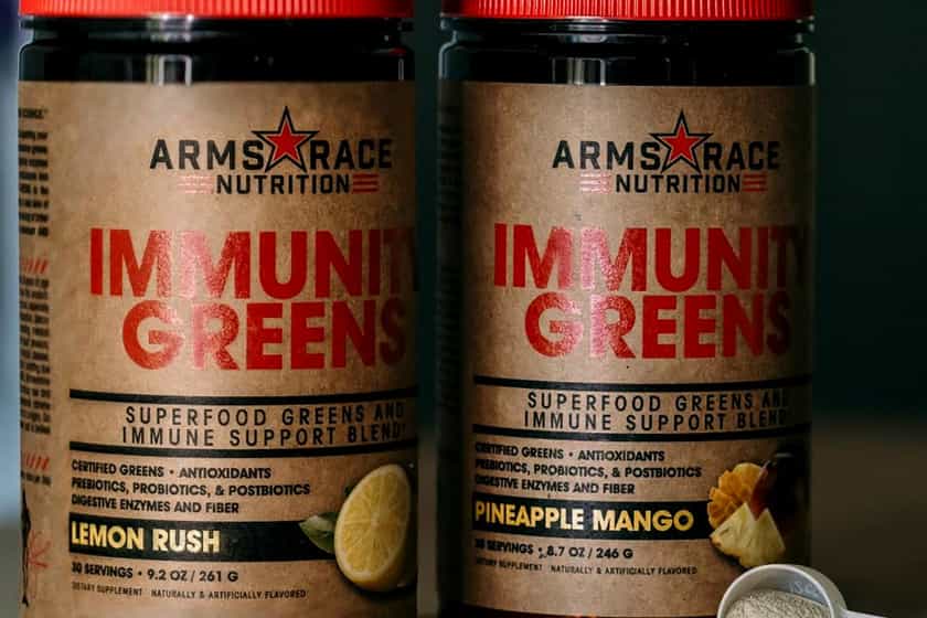 arms race nutrition immunity greens