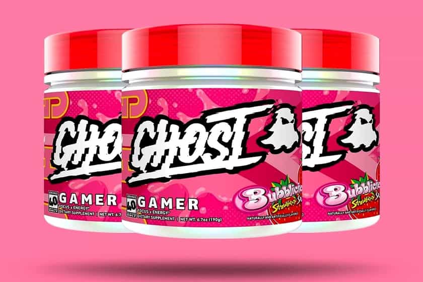 Bubblicious Strawberry Splash Ghost Gamer