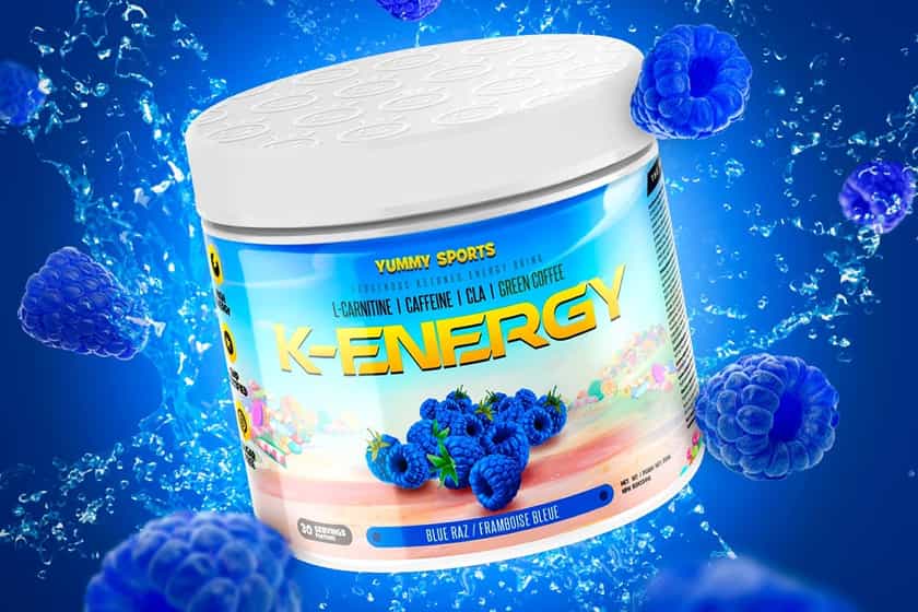 Yummy Sports Blue Razz K Energy