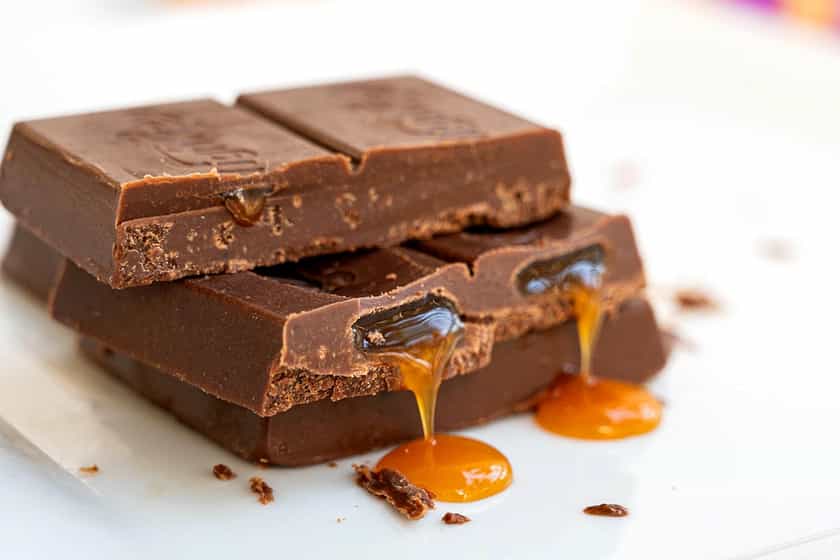 Highkey Caramel Filled Bar