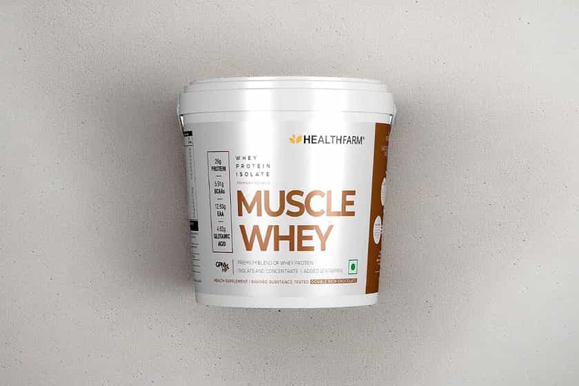 Healthfarm 4kg Bucket Of Muscle Whey