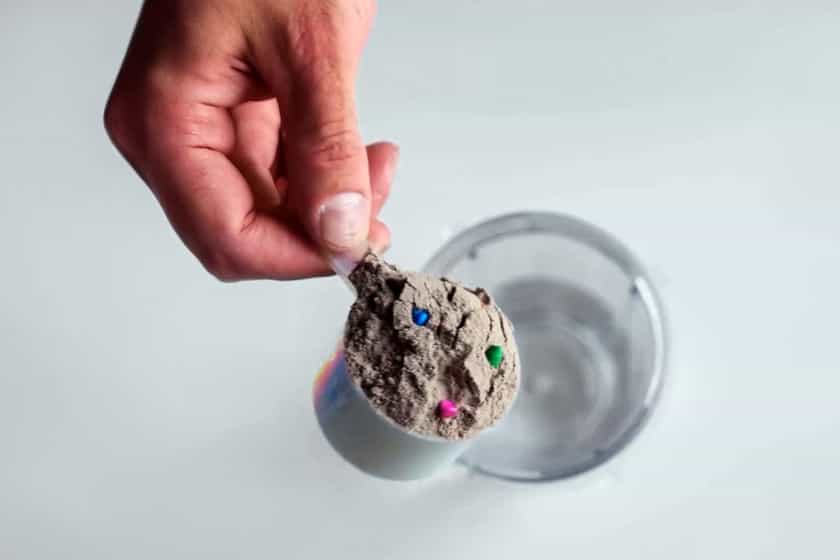 Candy Pieces In Ryse Cosmic Brownies Protein Powder