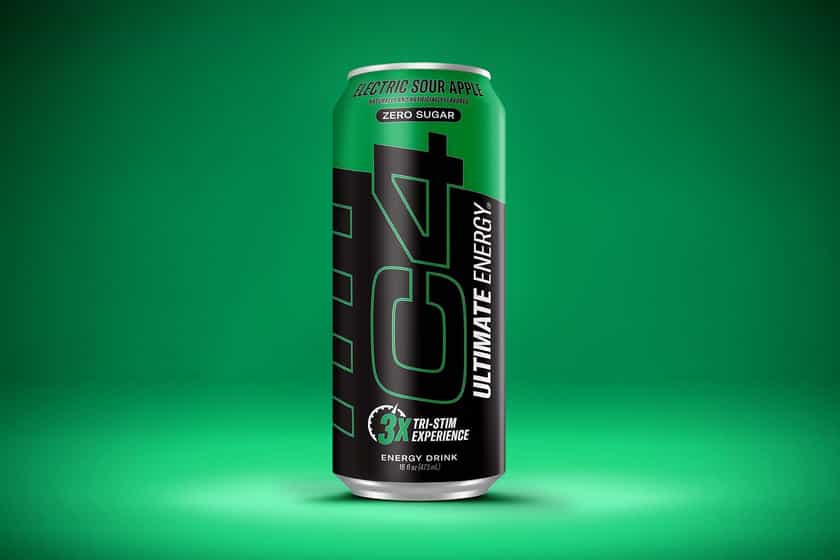 Electric Sour Apple C4 Ultimate Energy Drink