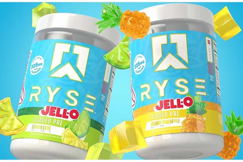 Ryse Jell O Lemon Lime And Pineapple Loaded Pre