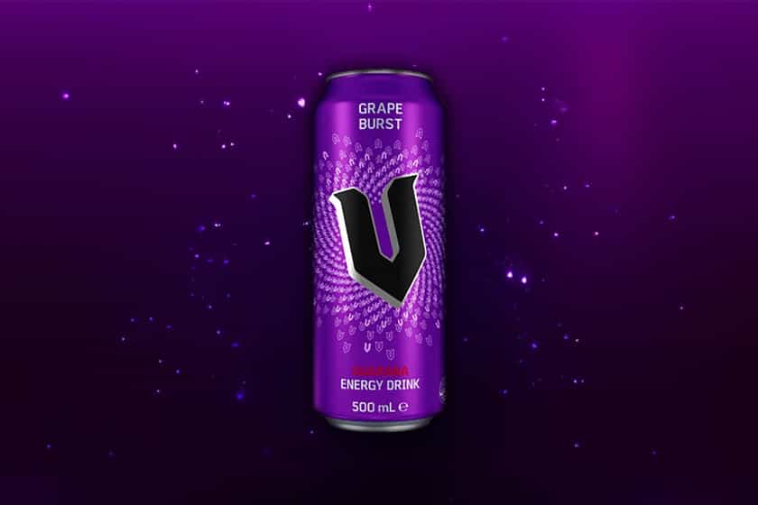 Grape Burst V Energy Drink