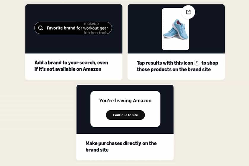 Amazon Outside Shopping Testing