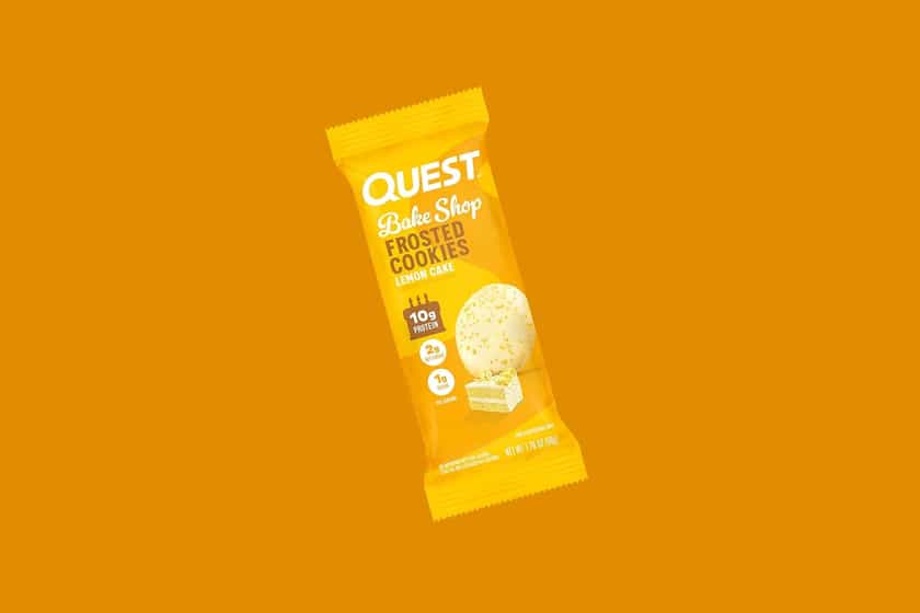 Lemon Cake Quest Frosted Cookies