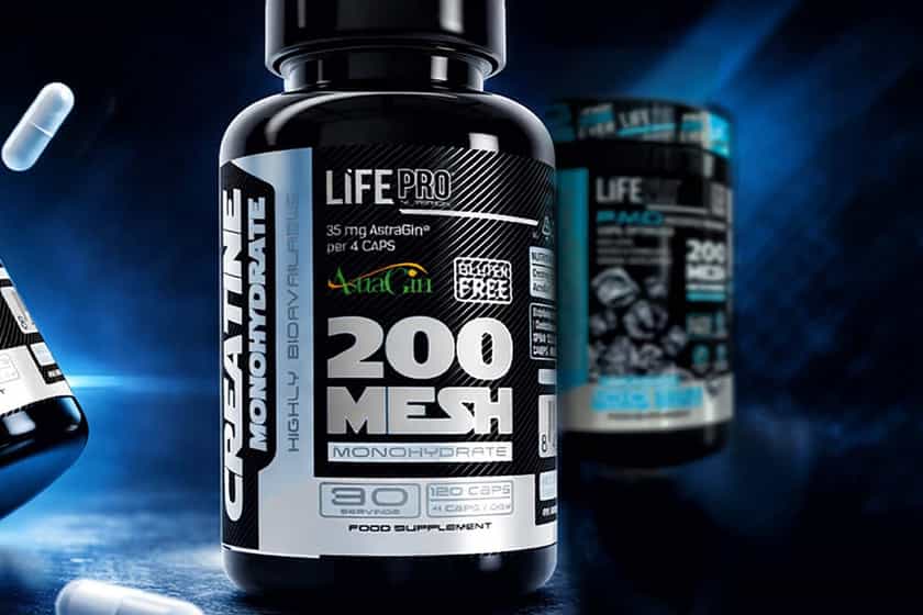 Life Pro 200 Mesh Creatine Capsules