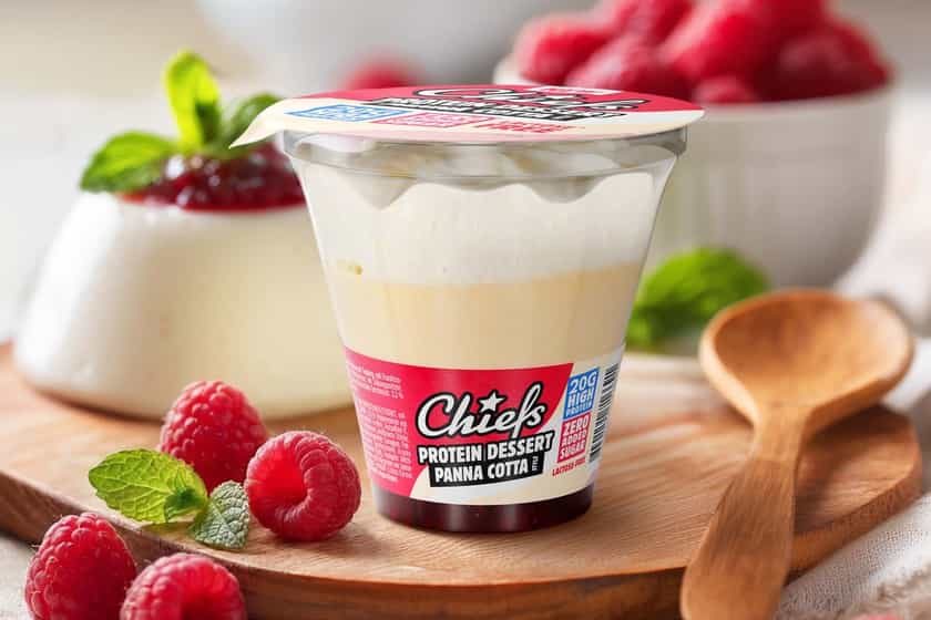 Chiefs Protein Panna Cotta
