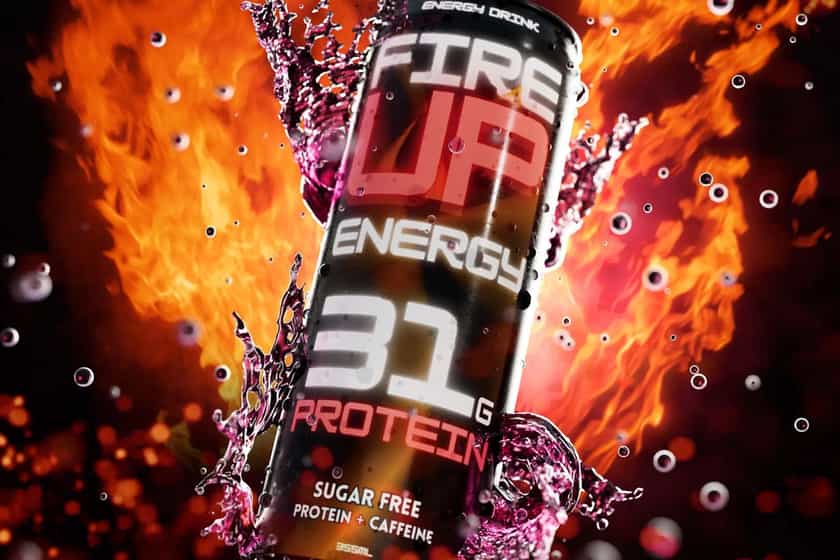 Fire Up Protein Energy Drink