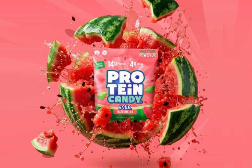 Sour Watermelon Protein Candy