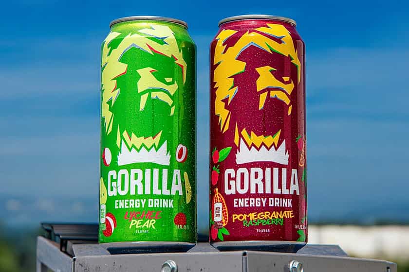 Lychee Pear Gorilla Energy Drink