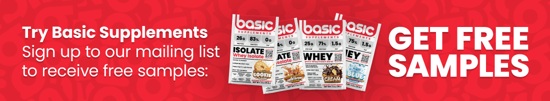 GET FREESAMPLES Try Basic Supplements. Sign up to our mailing list to receive free samples!