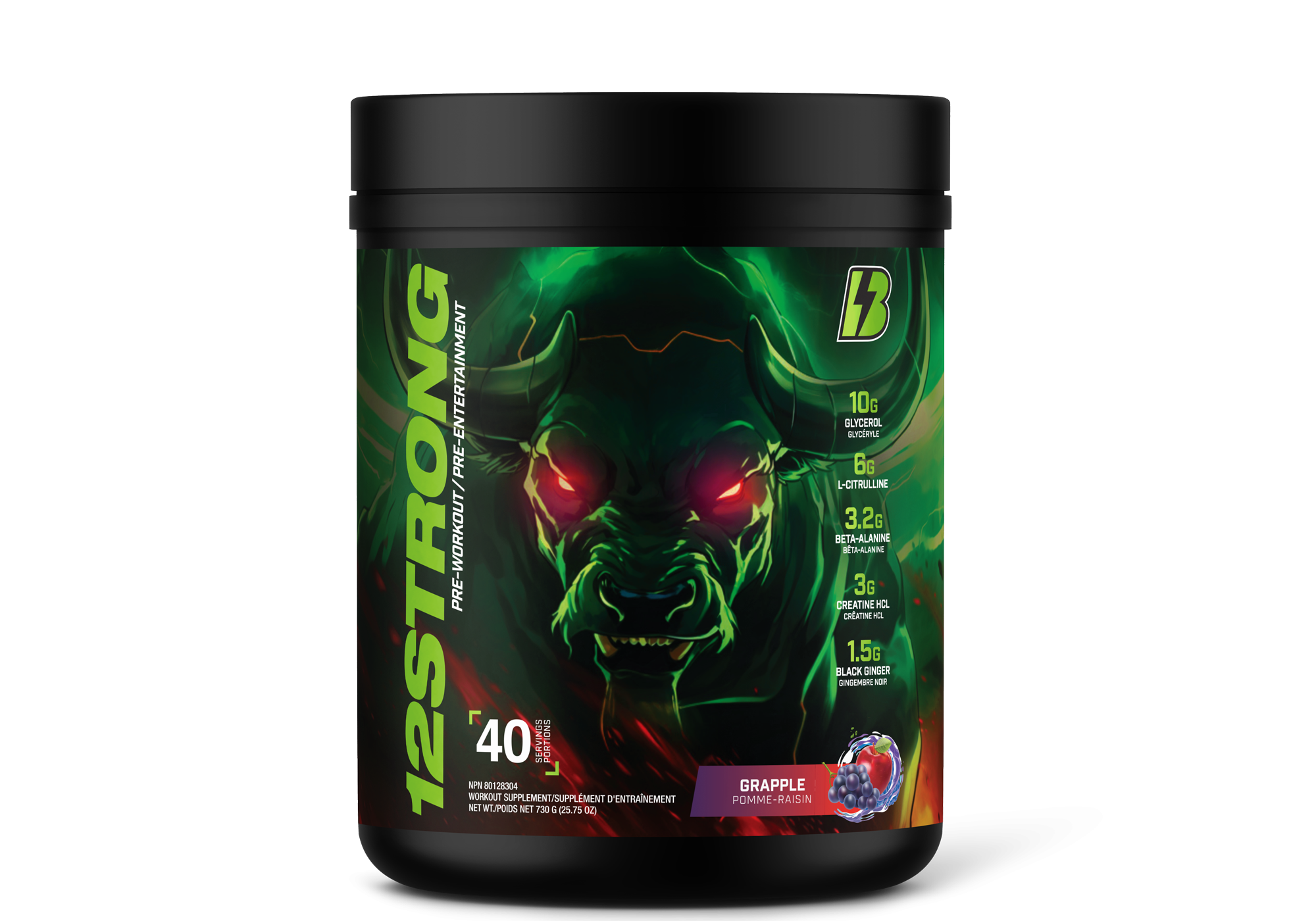 BULL NUTRITION -12 Strong GRAPPLE