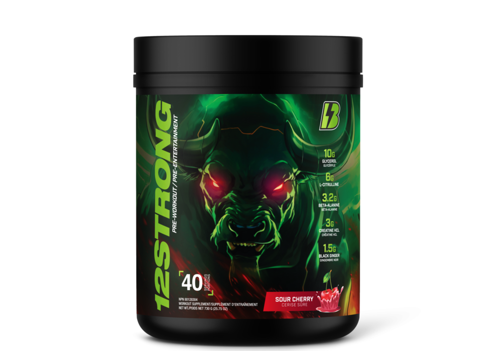 BULL NUTRITION - 12 Strong SOUR CHERRY