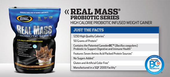 More details on the new Gaspari Real Mass, 3 flavours and a 6lb bag