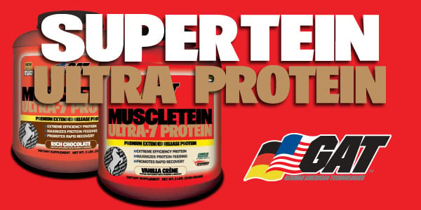Return to the top for GAT, Supertein the new 5lb protein powder