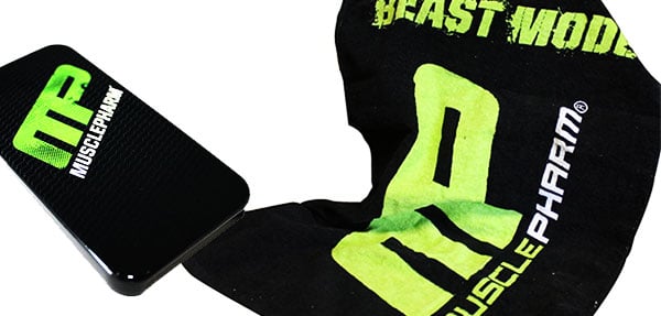 Beast Mode band and now sweat towel, Muscle Pharm expand their brand into all areas of life