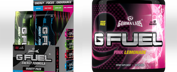 Gamma Labs G Fuel pink lemonade and variety box