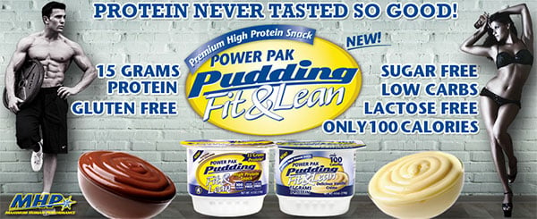 MHP's new Power Pak Pudding Fit and Lean