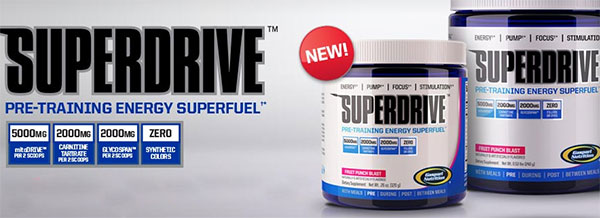 Review of Gaspari Nutrition's pre-workout Superdrive