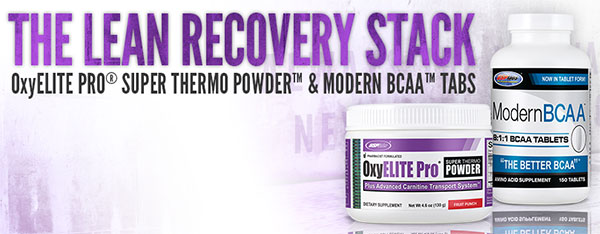 USP Labs Lean Recovery Stack of OxyElite and Modern BCAA